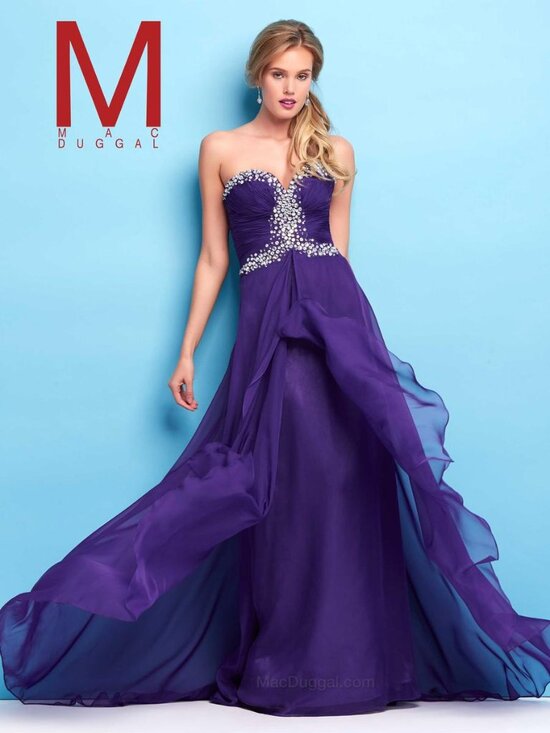 Mac Duggal Dresses & Skirts - Mac Duggal 65126 Size 4 Purple Dress